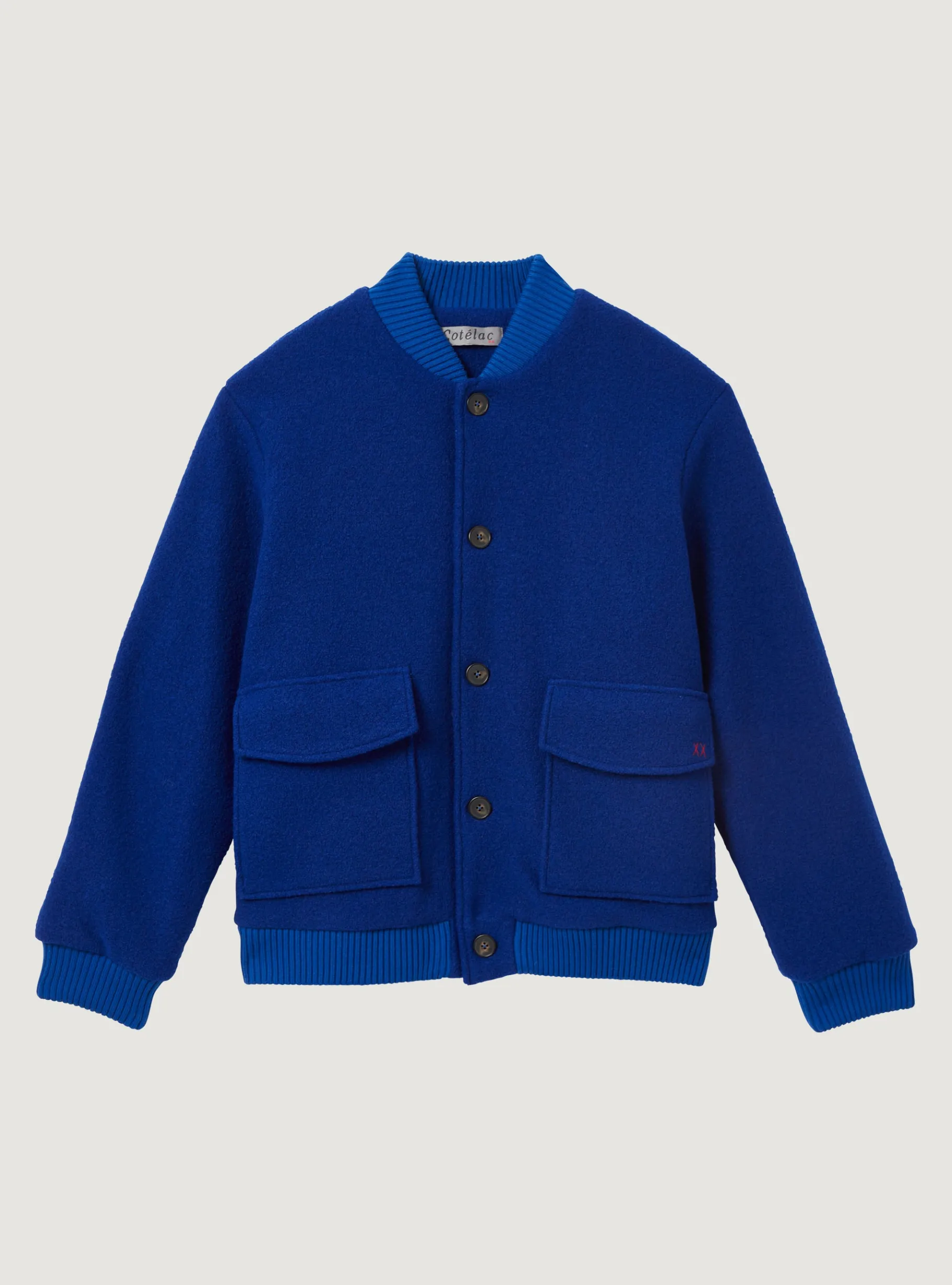 Cotélac Vestes & Manteaux*Blouson bombers Bleu Electrique