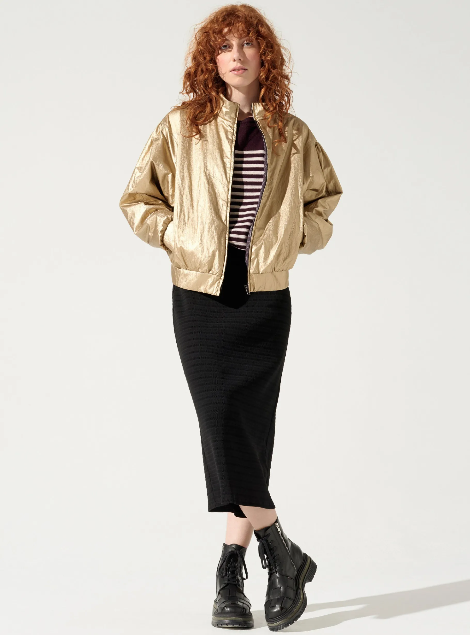 Cotélac Vestes & Manteaux*Blouson zippé Dore