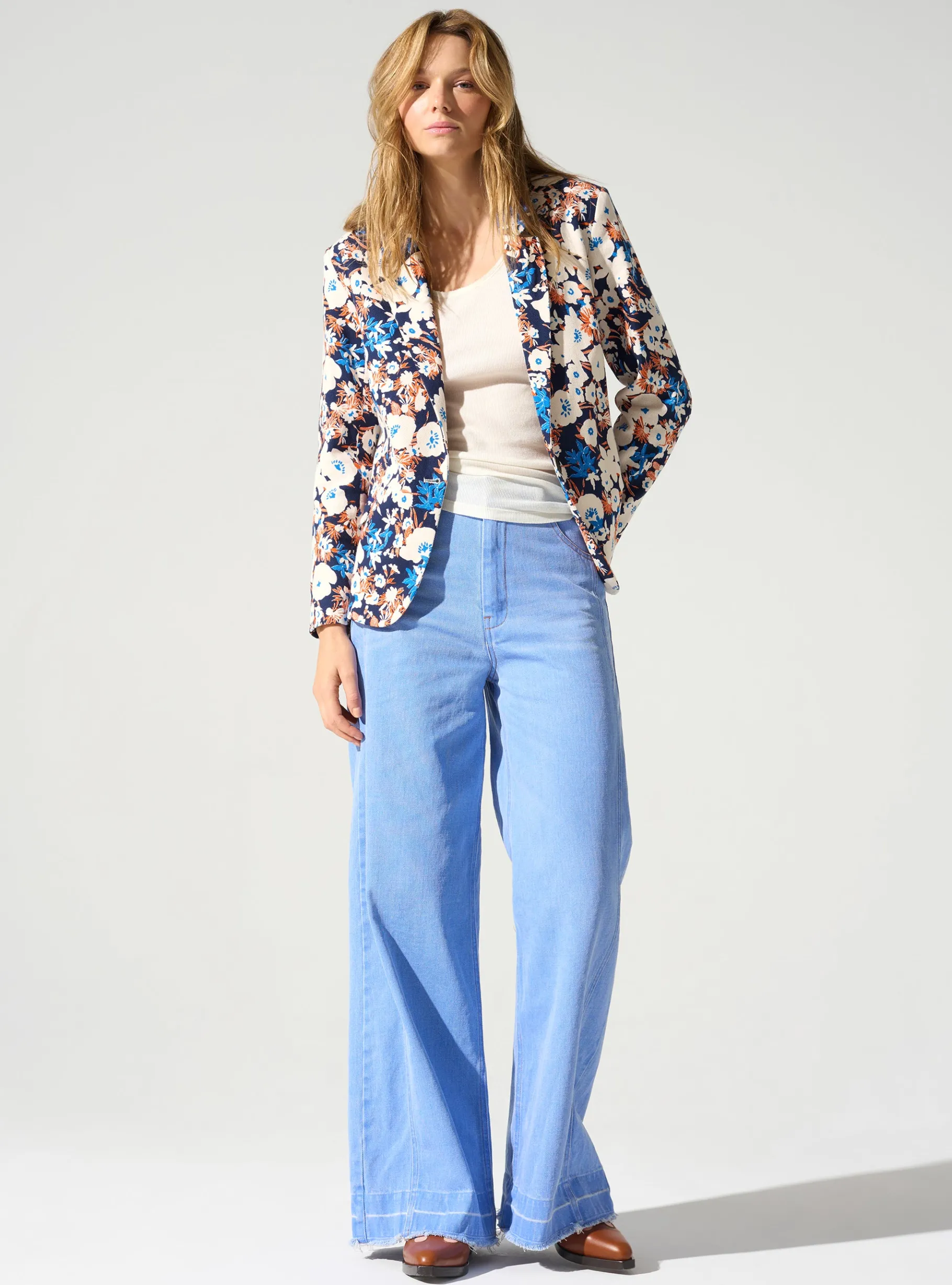 Cotélac Vestes & Manteaux*Veste blazer - imprimé Aria Imprime Encres